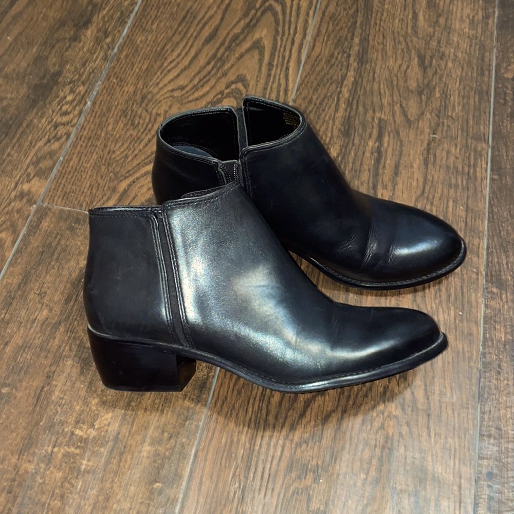 simple black booties